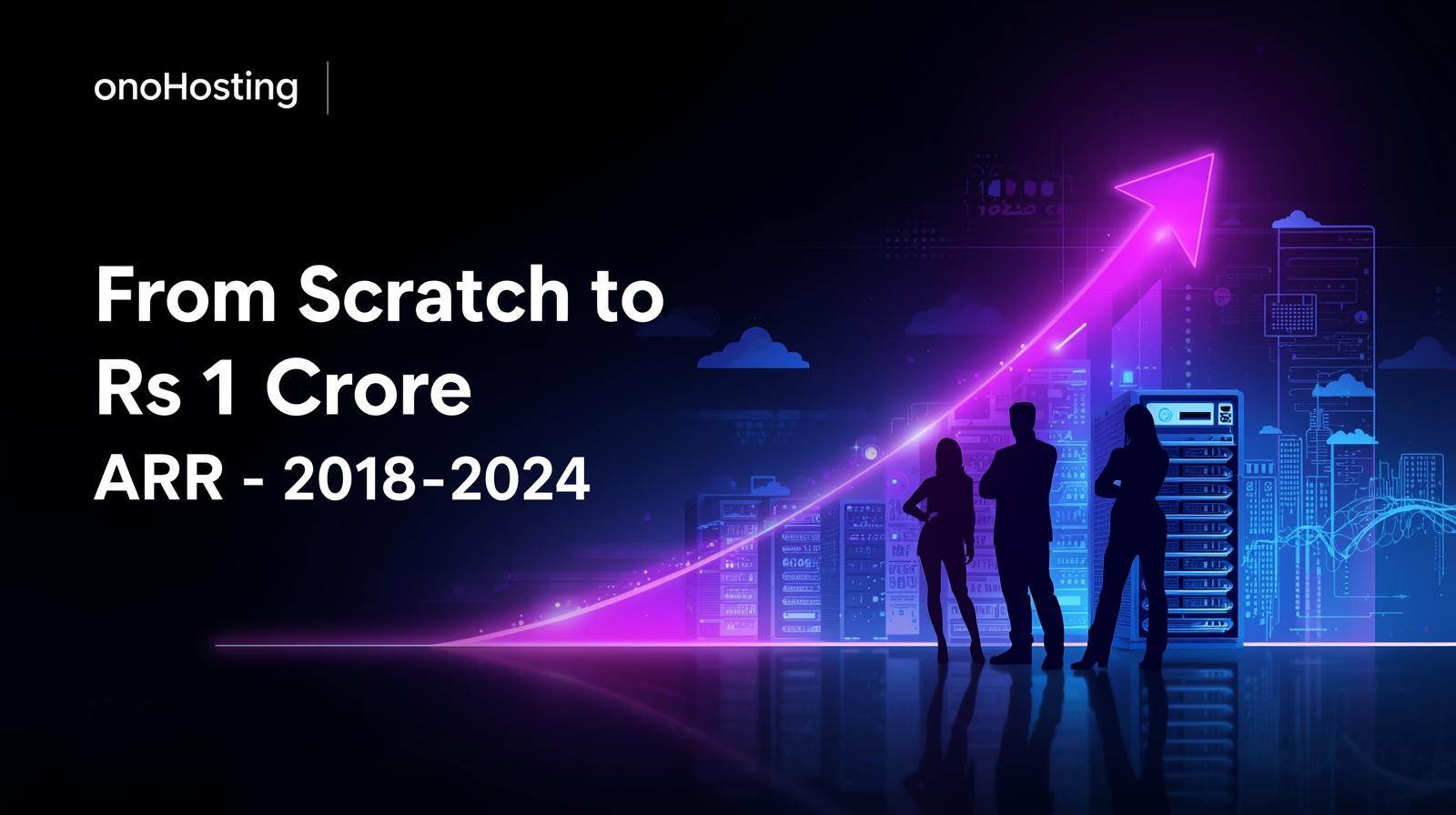OnoHosting — Building from Scratch to ₹1 Crore ARR (2018–2024)